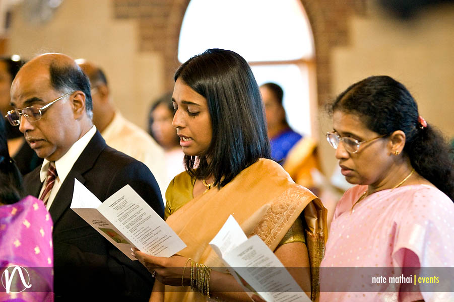 Linu and Sunil's Engagement at Chicago Mar Thoma Church in Des Plaines, IL