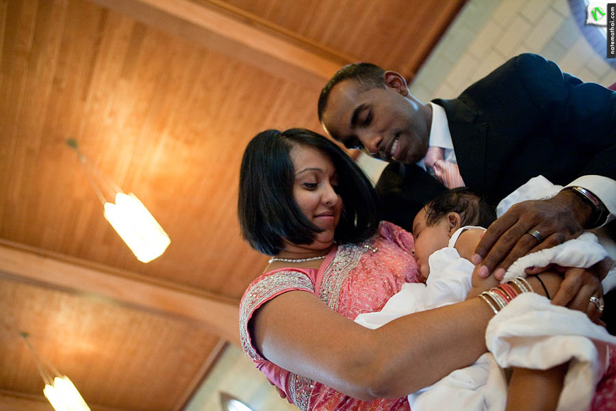 chicago wedding photographer. Baby Alyssa's Baptism at St. Thomas Mar Thoma Church in Lombard, IL