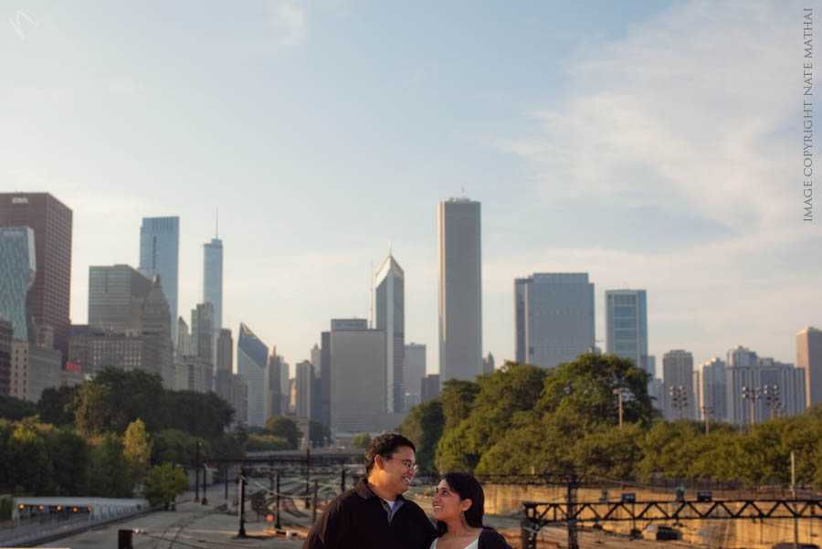 top image for Avni and Sarin’s Chicago Portraits {teaser} by chicago wedding photographer nate mathai