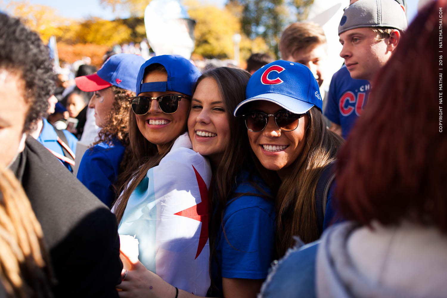 Cubs on Parade | https://www.natemathai.com/2016/cubs-on-parade/ chicago wedding photography images